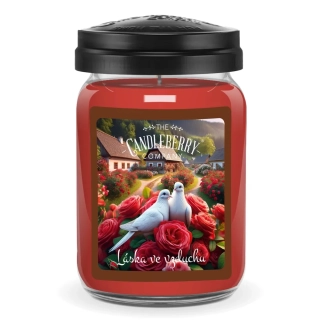 Candleberry - vonná svíčka Láska ve vzduchu 624 g