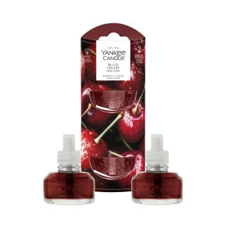Yankee Candle náplň pro vůni do elektrické zásuvky Black Cherry, 2 x 18,5 ml