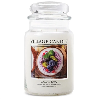 Village Candle - vonná svíčka Coconut Berry (Kokos a ovoce) 602 g
