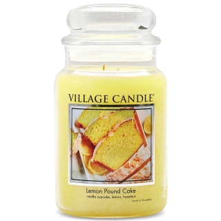 Village Candle - vonná svíčka Lemon Pound Cake (Citronový koláč) 602 g