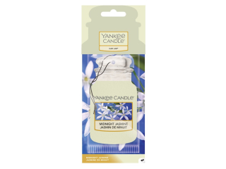 Yankee Candle, vůně do auta papírová visačka Midnight Jasmine (Půlnoční jasmín)