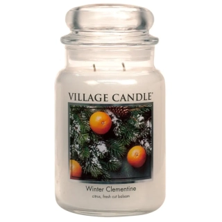 Village Candle - vonná svíčka Winter Clementine (Sváteční mandarinka) 602 g