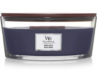 WoodWick svíčka loď Hinoki Dahlia (Hinoki a jiřina) 453 g