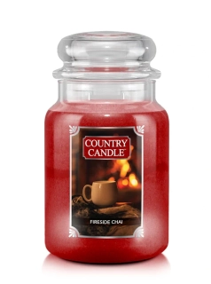 Country Candle vonná svíčka Fireside Chai 737 g