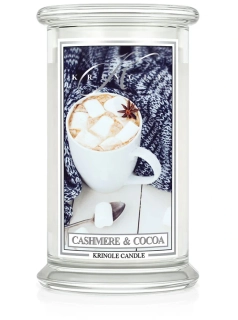 Kringle Candle, vonná svíčka Cashmere Cocoa 624 g