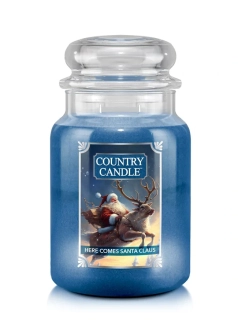 Country Candle vonná svíčka Here Comes Santa Claus 737 g