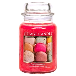 Village Candle - vonná svíčka French Macaron (Francouzské makronky) 602 g