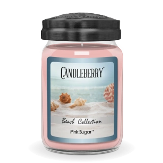 Candleberry - vonná svíčka Pink Sugar (Beach collection) 624 g