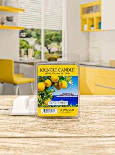 Kringle Candle, vonný vosk Aegean Zest 64 g