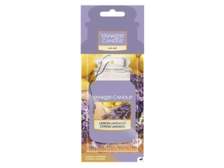 Yankee Candle, vůně do auta papírová visačka Lemon Lavender (Citron a levandule)