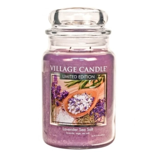 Village Candle - vonná svíčka Lavender Sea Salt (Levandule s mořskou solí ) 602 g