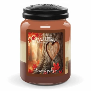 Candleberry - vonná svíčka Barevný podzim 624 g