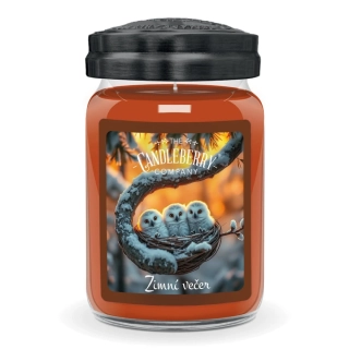 Candleberry - vonná svíčka Zimní večer 624 g