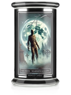 Kringle Candle, vonná svíčka Halloween Mummy Marshmallow 624 g