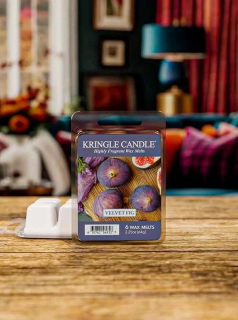 Kringle Candle, vonný vosk Velvet Fig 64 g