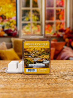 Kringle Candle, vonný vosk Amberwood Moss 64 g