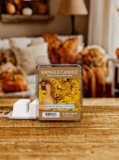 Kringle Candle, vonný vosk Rosewood & Vetiver 64 g
