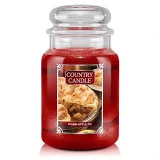 Country Candle vonná svíčka Warm Apple Pie 737 g