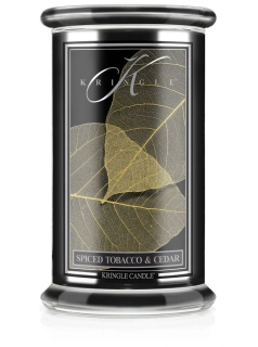 Kringle Candle, vonná svíčka Reserve Spiced Tobacco & Cedar 624 g