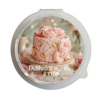 Kouzelná Víla - sojový vosk Delikátní vanilka s růží 20 g