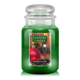 Country Candle vonná svíčka Christmas is here 737 g