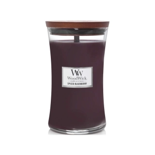Woodwick vonná svíčka Spiced Blackberry (Kořeněná ostružina) 609 g