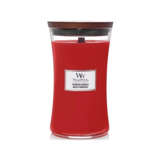 Woodwick vonná svíčka Crimson Berries (Červená jeřabina)  609 g