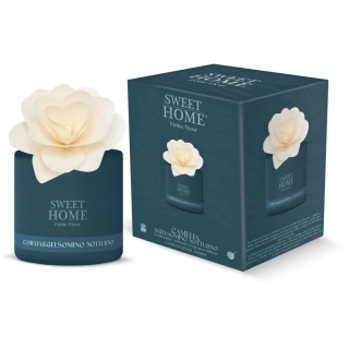 Sweet Home Collection - difuzér s dřevěnou vonící květinou Kamelie & Noční jasmín 140 ml