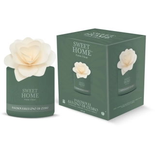 Sweet Home Collection - difuzér s dřevěnou vonící květinou Pačuli a cedrové dřevo 140 ml