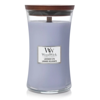 Woodwick vonná svíčka Lavender Spa 609 g