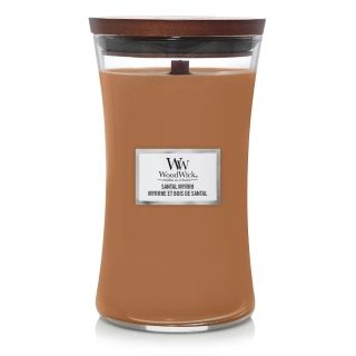 Woodwick vonná svíčka Santal Myrrh (Santal a myrha) 609 g