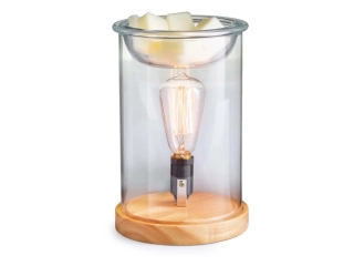 Candle Warmers elektrická aromalampa Vintage Bulb Wood & Glass