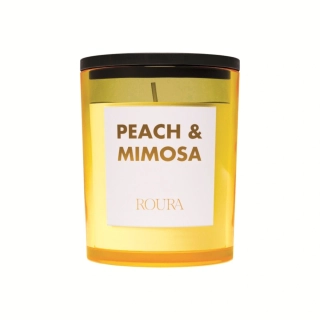 ROURA vonná svíčka Peach & Mimosa 125 g