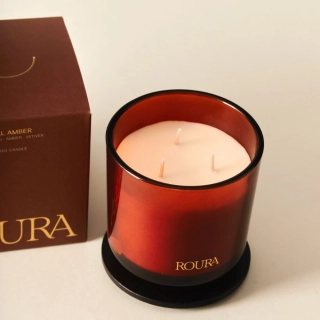 ROURA vonná svíčka Royal Amber 410 g