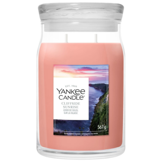 Yankee Candle Signature velká vonná svíčka Cliffside Sunrise 567 g