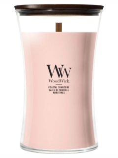 WoodWick vonná svíčka velká váza Coastal Sunberry 609 g