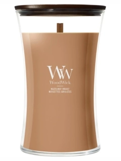 WoodWick vonná svíčka velká váza Hazelnut Roast 609 g