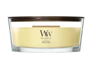 WoodWick vonná svíčka loď Yuzu a Vetiver 453 g