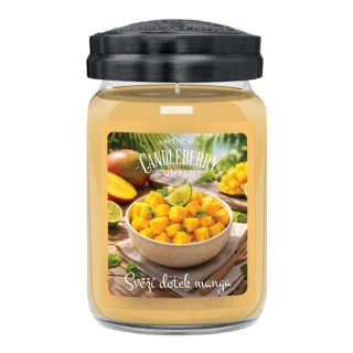 Candleberry - vonná svíčka Svěží dotek manga 624 g