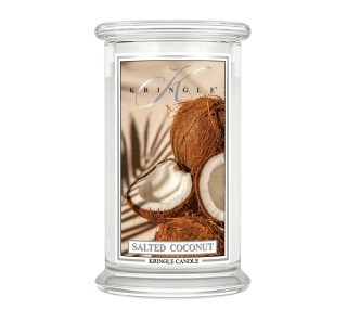 Kringle Candle, vonná svíčka Salted Coconut 624 g