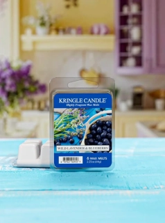 Kringle Candle, vonný vosk Wild Lavender & Blueberry 64 g