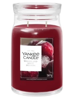 Yankee Candle Signature velká vonná svíčka Woodland Spice 567 g
