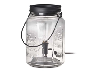 Candle Warmers elektrická Aromalampa Edison Bulb Glass Mason Jar