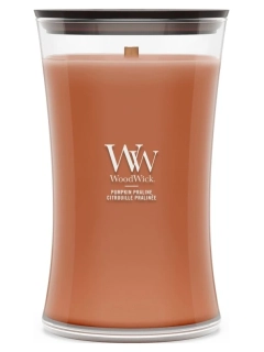 WoodWick vonná svíčka velká váza Pumpkin Praline 609 g