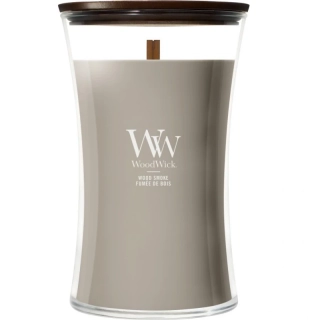 WoodWick vonná svíčka velká váza Wood Smoke 609 g