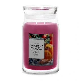 Yankee Candle Signature velká vonná svíčka Jingle Mingle 567 g