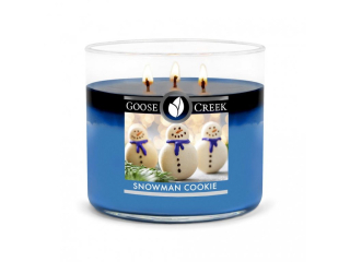 Goose Creek Candle - vonná svíčka Snowman Cookie 411 g